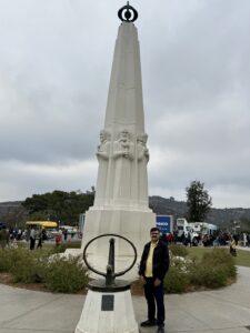 Shastriji at the Griffith Observatory at Los Angeles USA