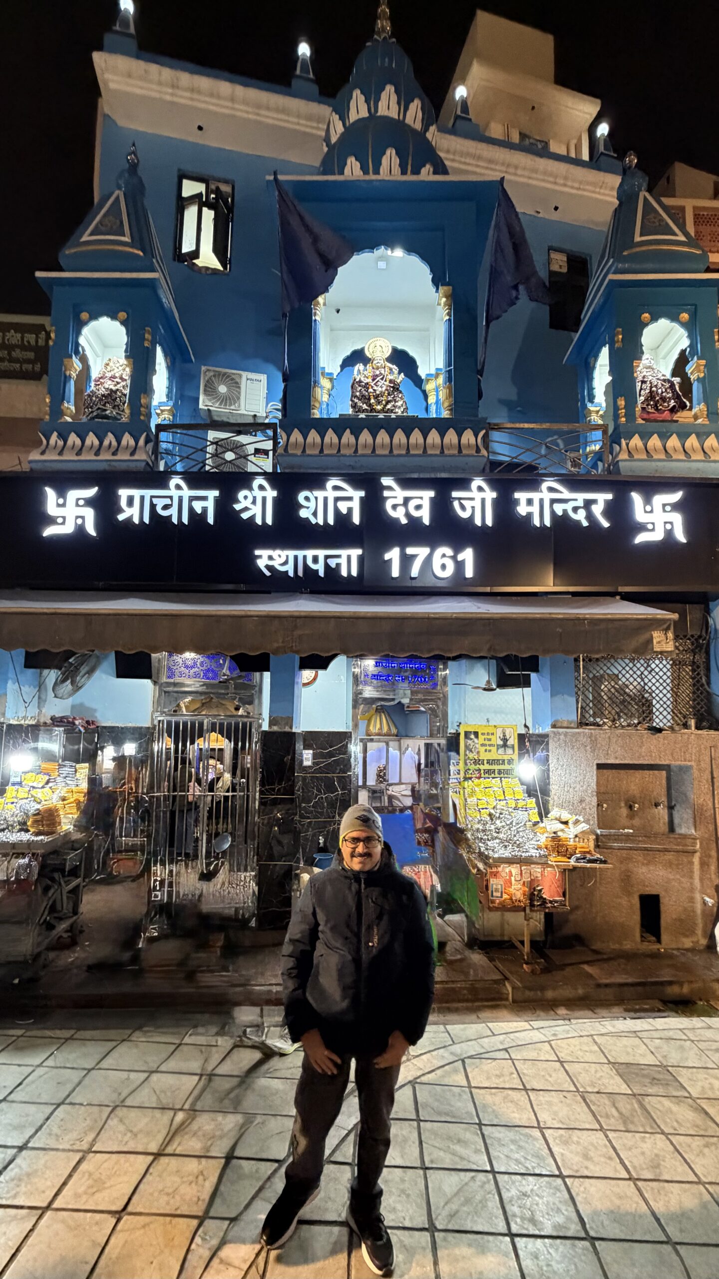 Pundit Pramod Shastri ji at Shani Temple Amritsar PB.